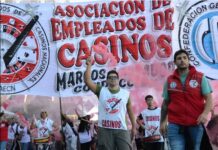 Casineros reclaman soluciones salariales a la Provincia