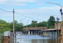 Alerta roja en Santiago del Estero por el desborde del río Dulce