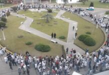 Abrazo al Posadas por la crisis sanitaria