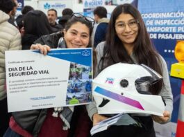 Moreno sumó bicicletas y cascos para reforzar la seguridad vial