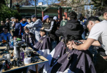 Adrogué batió un récord solidario de cortes de pelo