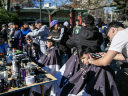 Adrogué batió un récord solidario de cortes de pelo