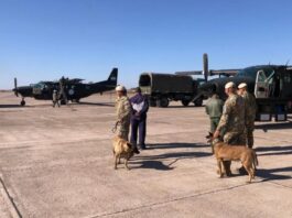 El Palomar: partieron vuelos de ayuda humanitaria hacia Venezuela